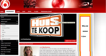 SENS op de website van SBS6